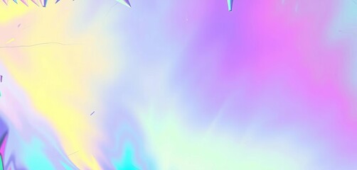 Iridescent foil sticker textures; holographic gradient backgrounds, adhesive film mockup, adhesive, sticker