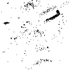 
Illustration showing small splashes of black ink on a white background