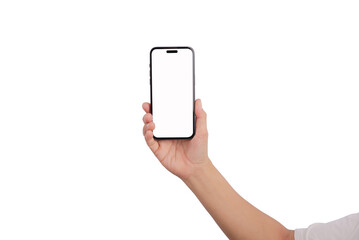 hand holding a mobile phone