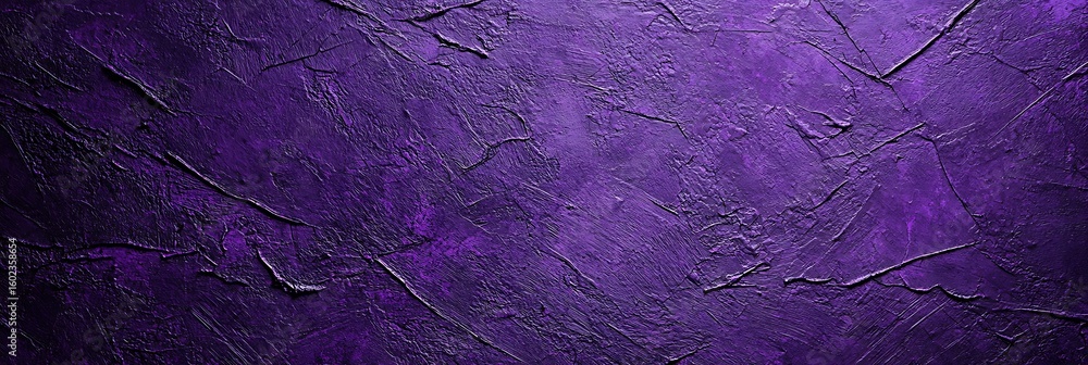 Poster textured purple wall with a rough, cracked surface showing various shades and depth, creating an abs