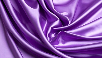 Fototapeta premium Purple silk fabric draped
