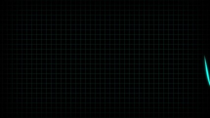 Teal glowing waveform pulse animation. Retro synthwave digital data network seamless loop. Digital data network pulse rhythm animation. Energy technology background motion graphics. - Powered by Adobe