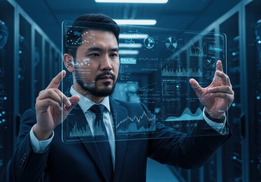 Data Visualization Expert in Server Room