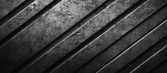 Diagonal Metal Stripes Texture Background