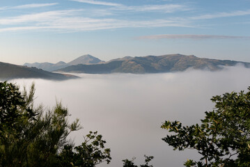 Mar de Niebla en un valle de la Monta&ntilde;a Palentina