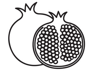 POMEGRANATE SILHOUETTE 