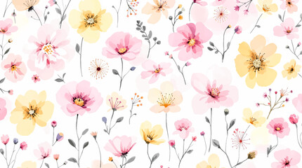 Flower colorful watercolour background © Flower