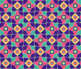 Colorful geometric abstract pattern background