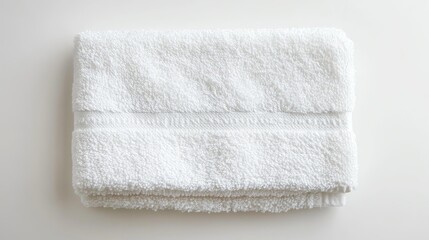 fabric face towel, leftaligned, aesthetic layout, high key brightness, pure white backdrop