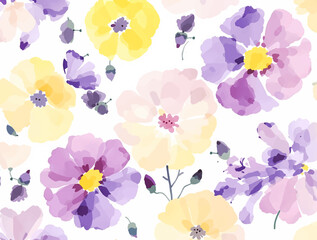 Flower watercolour background