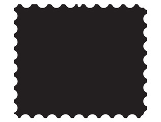  POSTAL STAMP SILHOUETTE