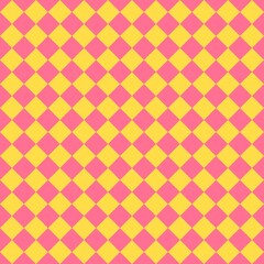 Pink check pattern background, geometric square