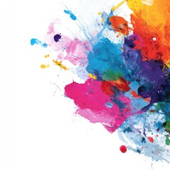 Fototapeta premium Abstract explosion of vibrant colors (5)