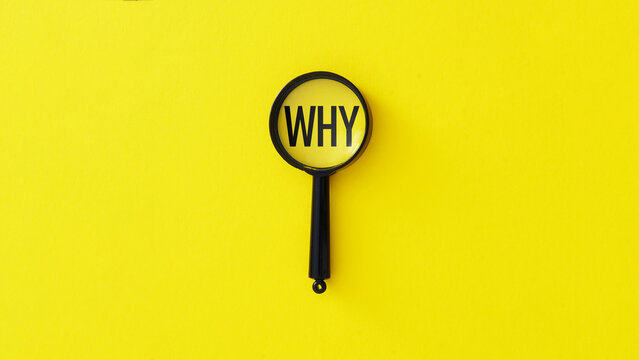 Why question is shown using the text. What is your why