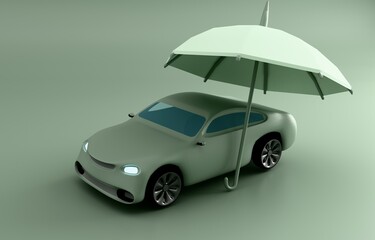 Robotic arm holding AI cube pastel technology 3D concept