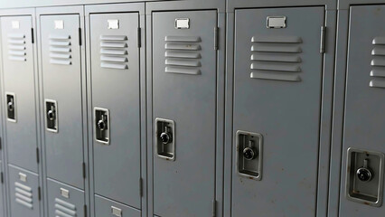 School Lockers in Hallway - Secure Storage for Students