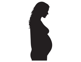  PREGNANT WOMAN SILHOUETTE