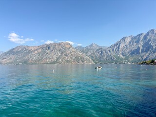 Obraz premium Kotor town tourist city bay balkans montenegro