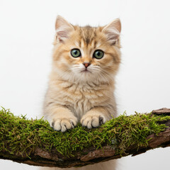 cat on grass