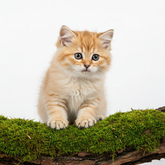cat on grass