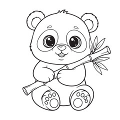 Baby Bunny Line Art