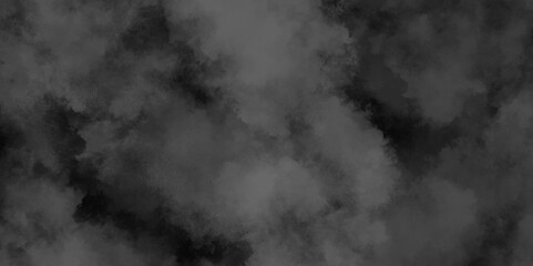 Abstract white and gray isolated cloud cumulus clouds. Gray aquarelle painted realistic fog or mist smoky textured canvas design. White and ash messy wall stucco texture background.	