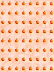 background of orange flowers
Watercolor painting 
Orange pattern 