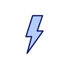 Lightning icon vector. electric sign and symbol. power icon. energy sign