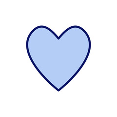 Love icon vector. Heart sign and symbol. Like icon vector.