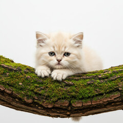 cat on grass