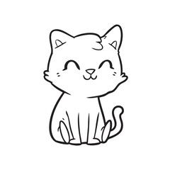 Baby Bunny Line Art