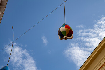 Obraz premium Medieval Architecture and Landmarks in Oristano, Italy