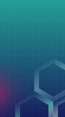 Futuristic geometric   gradient mobile wallpaper