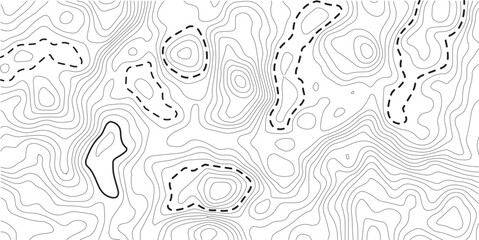  Abstract mountain terrain map background with abstract shape line texture. Design illustration for wall art, fabric, packaging, web, banner, wallpaper. Topographic map pattern background vector