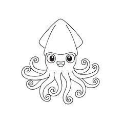 Baby Bunny Line Art