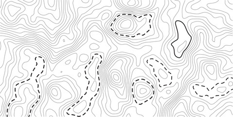  Abstract mountain terrain map background with abstract shape line texture. Design illustration for wall art, fabric, packaging, web, banner, wallpaper. Topographic map pattern background vector