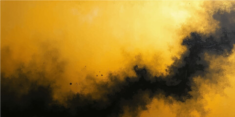 Grungy paper texture with an abstract blue sky, dark clouds, and a hint of light