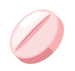 Illustration of Medical Pills Tablet