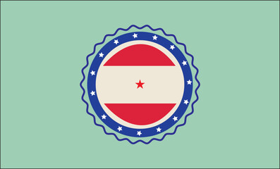 Custom Badge Design with Star and Circular Emblem | Unique Logo and Brand Identity