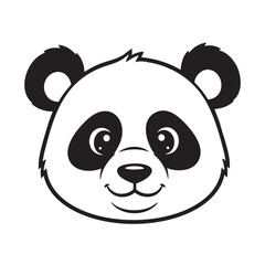 Fototapeta premium Baby Bunny Line Art