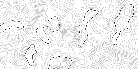  Abstract mountain terrain map background with abstract shape line texture. Design illustration for wall art, fabric, packaging, web, banner, wallpaper. Topographic map pattern background vector