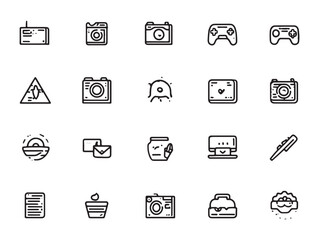 Remote Empire Ultra Minimalist 2D Line Icons