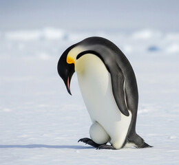 penguin on the beach