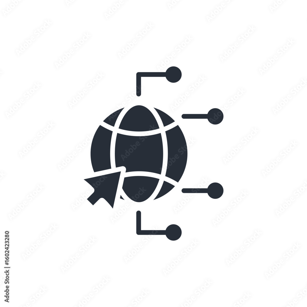 Poster internet icon set.vector.editable stroke.linear style sign for use web design,logo.symbol illustrati