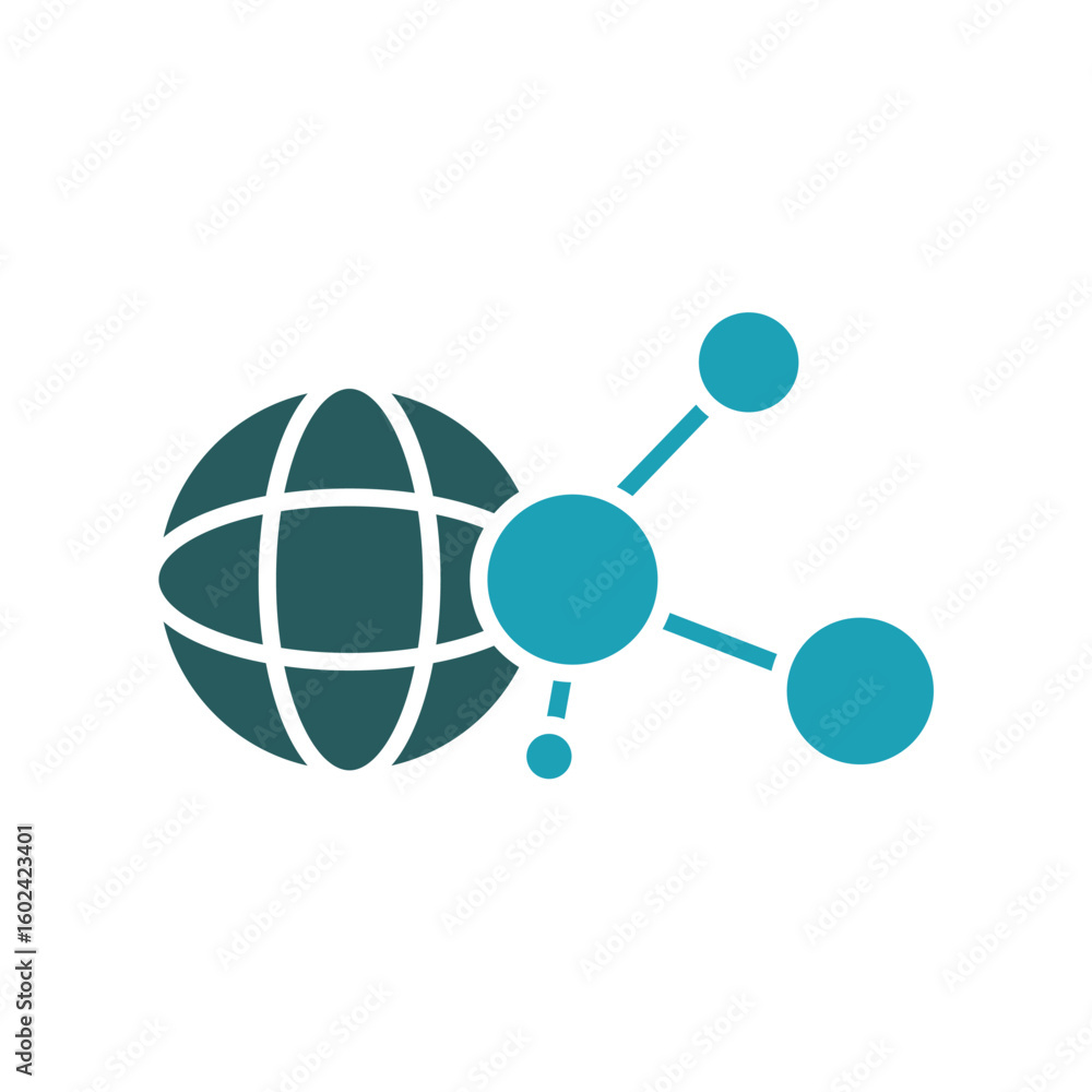 Poster network icon. vector.editable stroke.linear style sign for use web design,logo.symbol illustration.