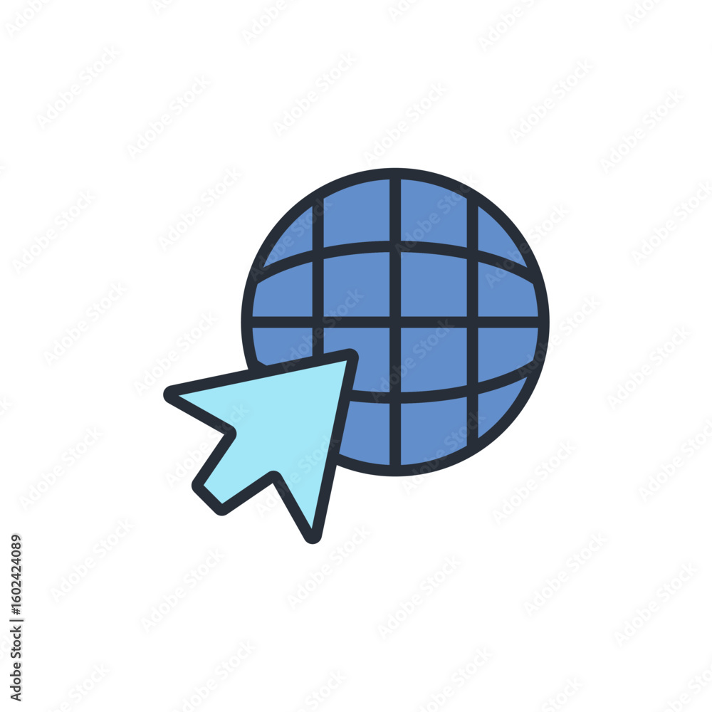 Poster web icon. vector.editable stroke.linear style sign for use web design,logo.symbol illustration.