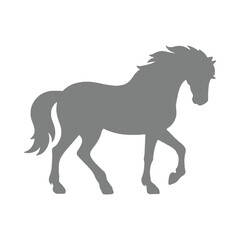 Silhouette of horse

