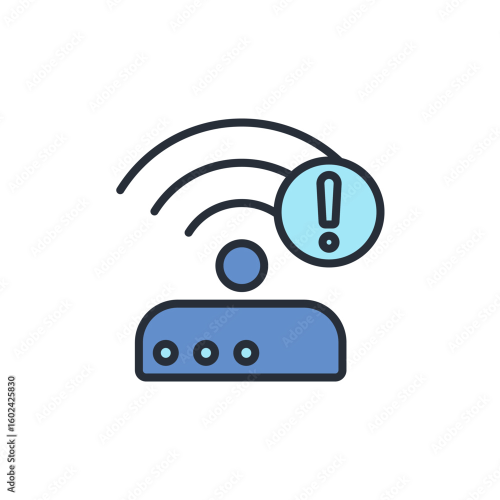 Poster disconnected icon. vector.editable stroke.linear style sign for use web design,logo.symbol illustrat