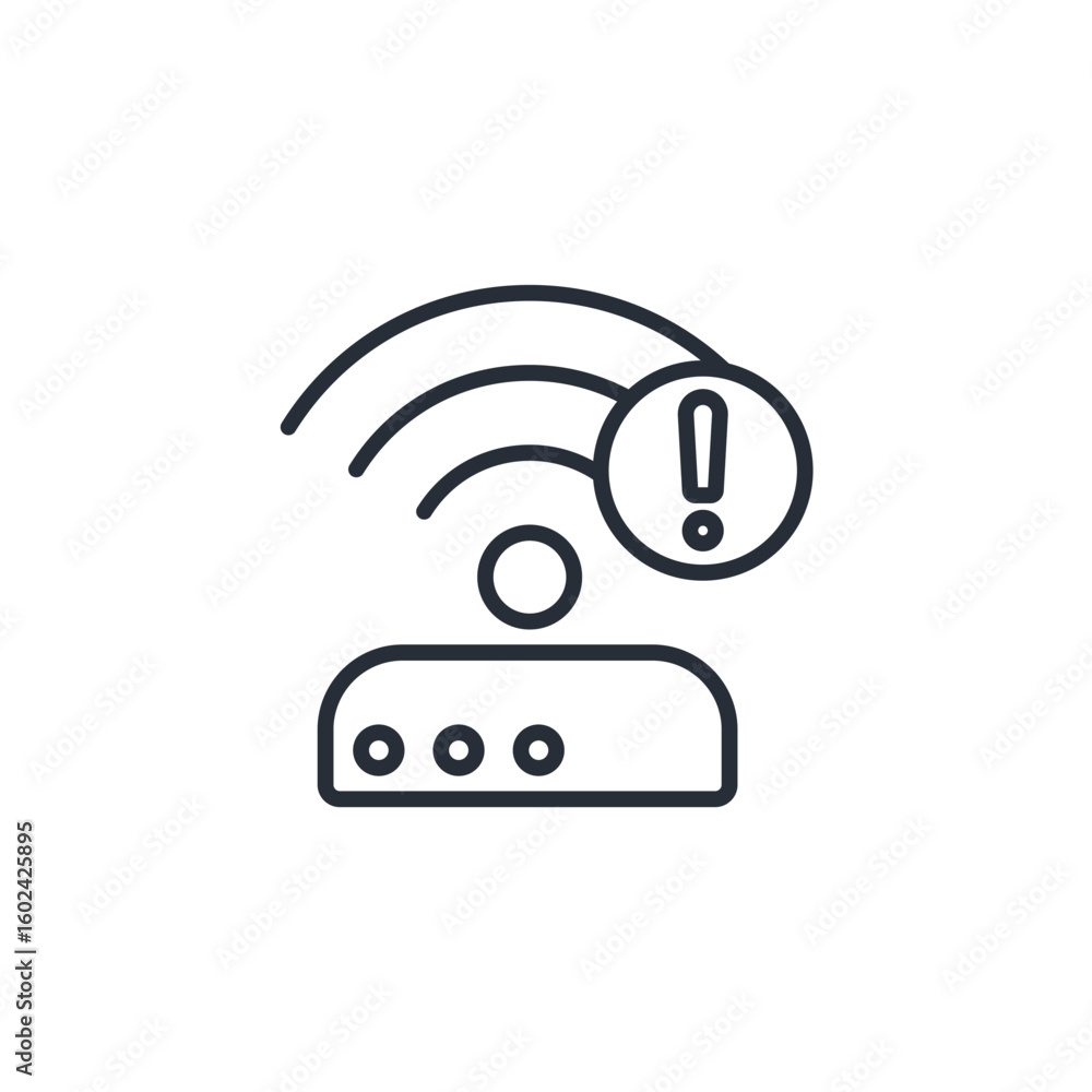 Poster disconnected icon. vector.editable stroke.linear style sign for use web design,logo.symbol illustrat