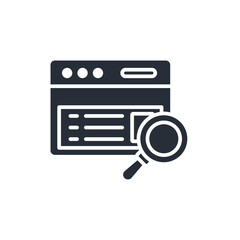 search online icon. vector.Editable stroke.linear style sign for use web design,logo.Symbol illustration.
